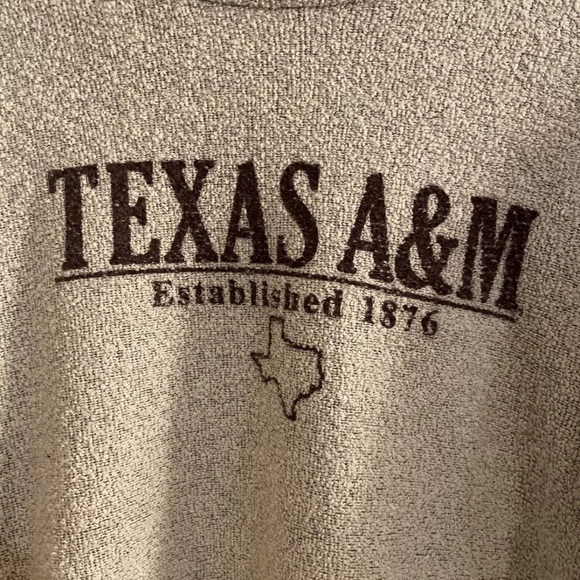 Woolly Threads Size L Texas A&M Pullover Crewneck Long Sleeve Sweater College - Picture 2 of 4